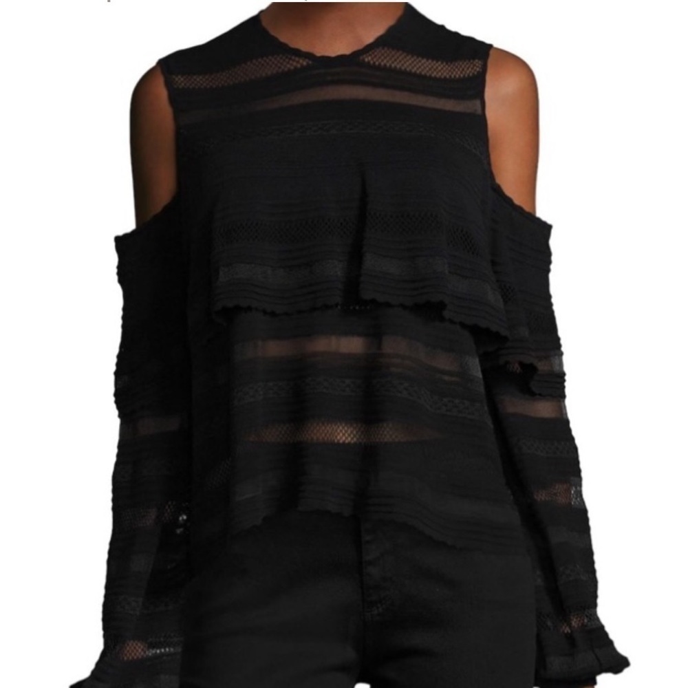 Ronny Kobo Melanie Sheer Top NWT
